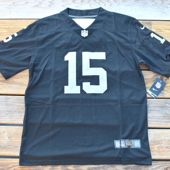 New Gardner Minshew II Las Vegas Raiders Black Football Jersey Adult Men's Large - Picture 2 of 2